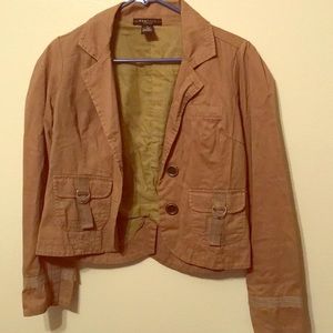 Rampage tan blazer with cool pen pocket
